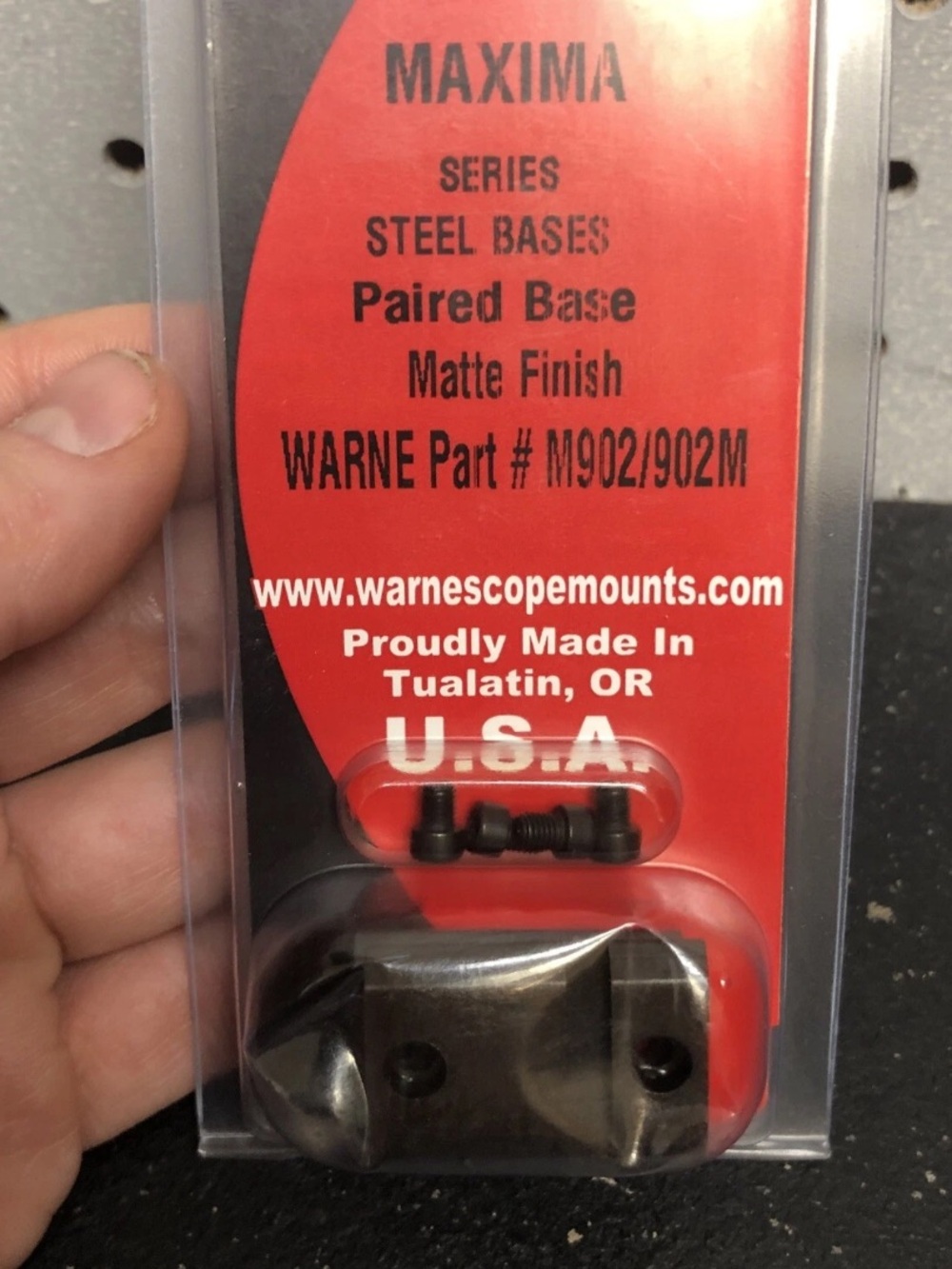 Warne Maxima Premier S&W Mount Paired Bases
